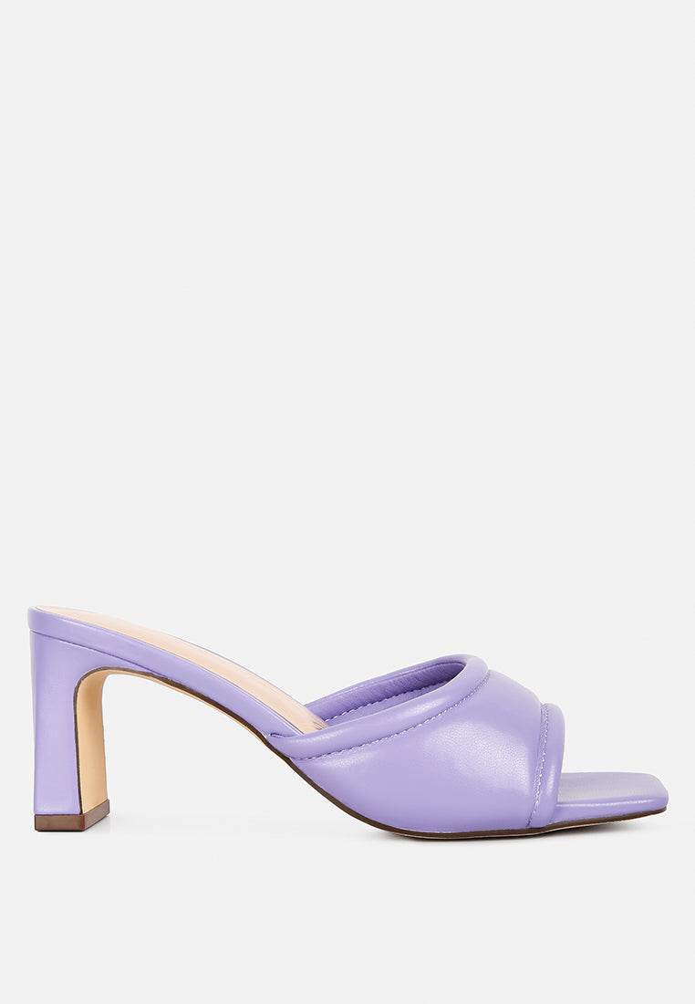 Celine Quilted Italian Block Heel Sandals - Tigbul's Variety Fashion Shop