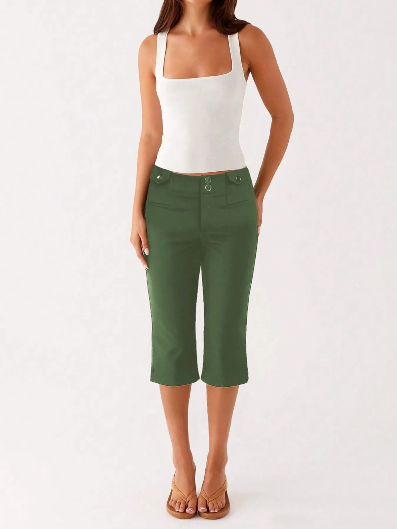 High-Waisted Shorts - Tigbul's Variety Fashion Shop