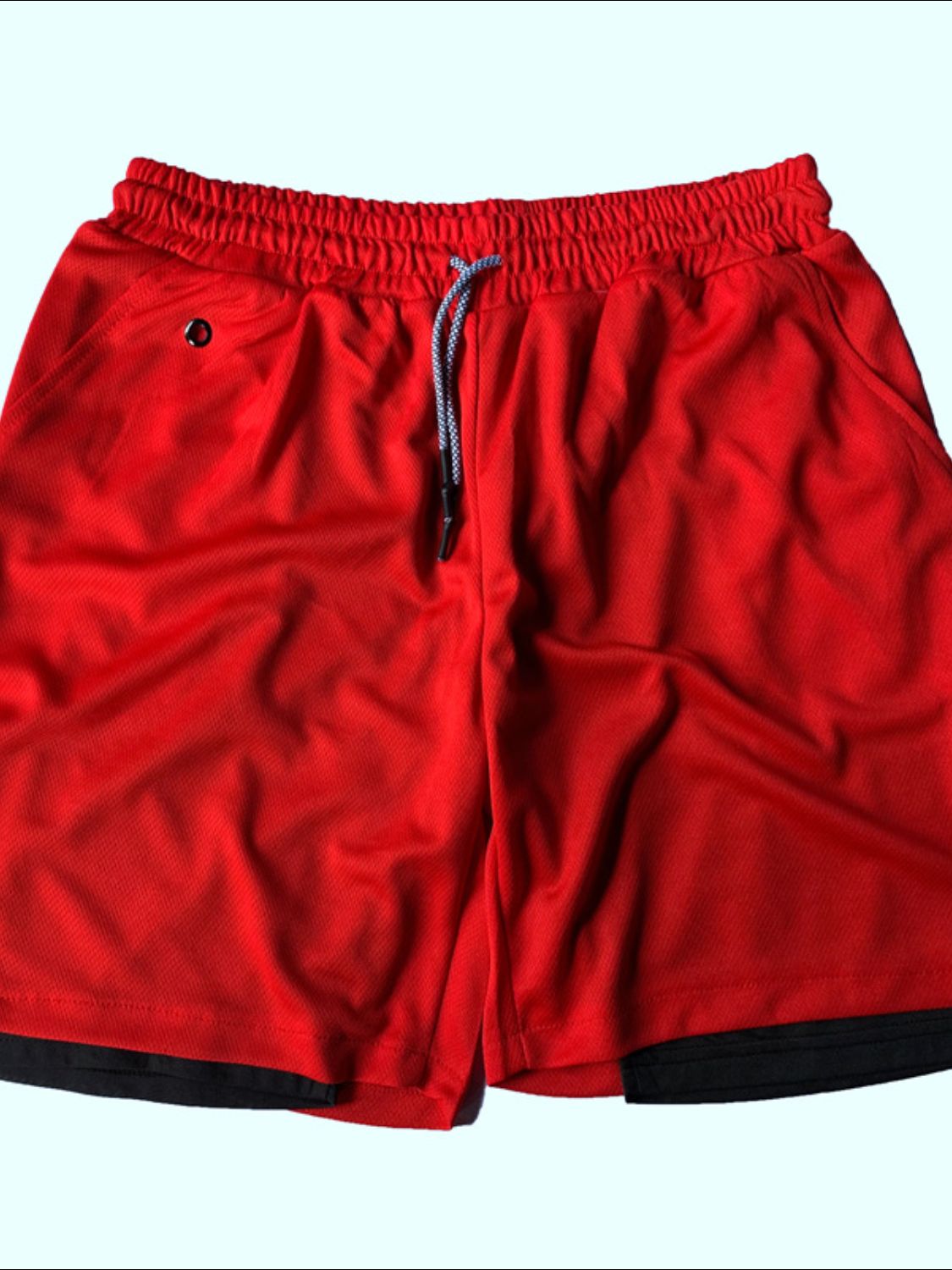 Men's Plus Size Drawstring Active Shorts with Pockets - Tigbul's Variety Fashion Shop
