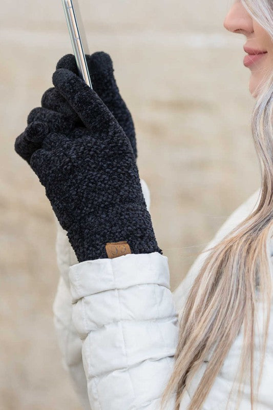 Chenille Touch Gloves - Tigbul's Variety Fashion Shop