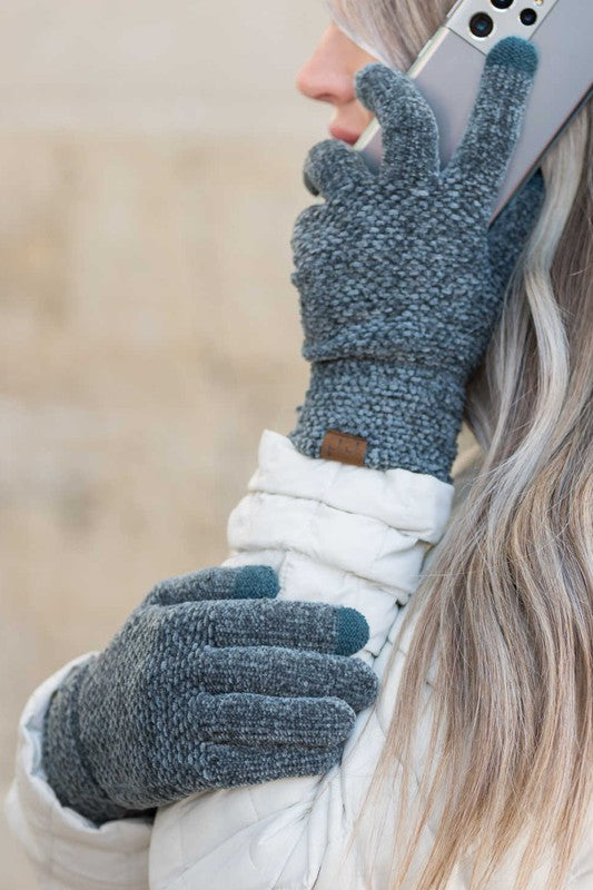 Chenille Touch Gloves - Tigbul's Variety Fashion Shop