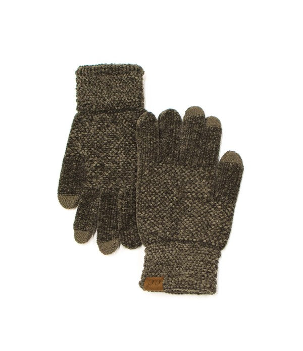 Chenille Touch Gloves - Tigbul's Variety Fashion Shop