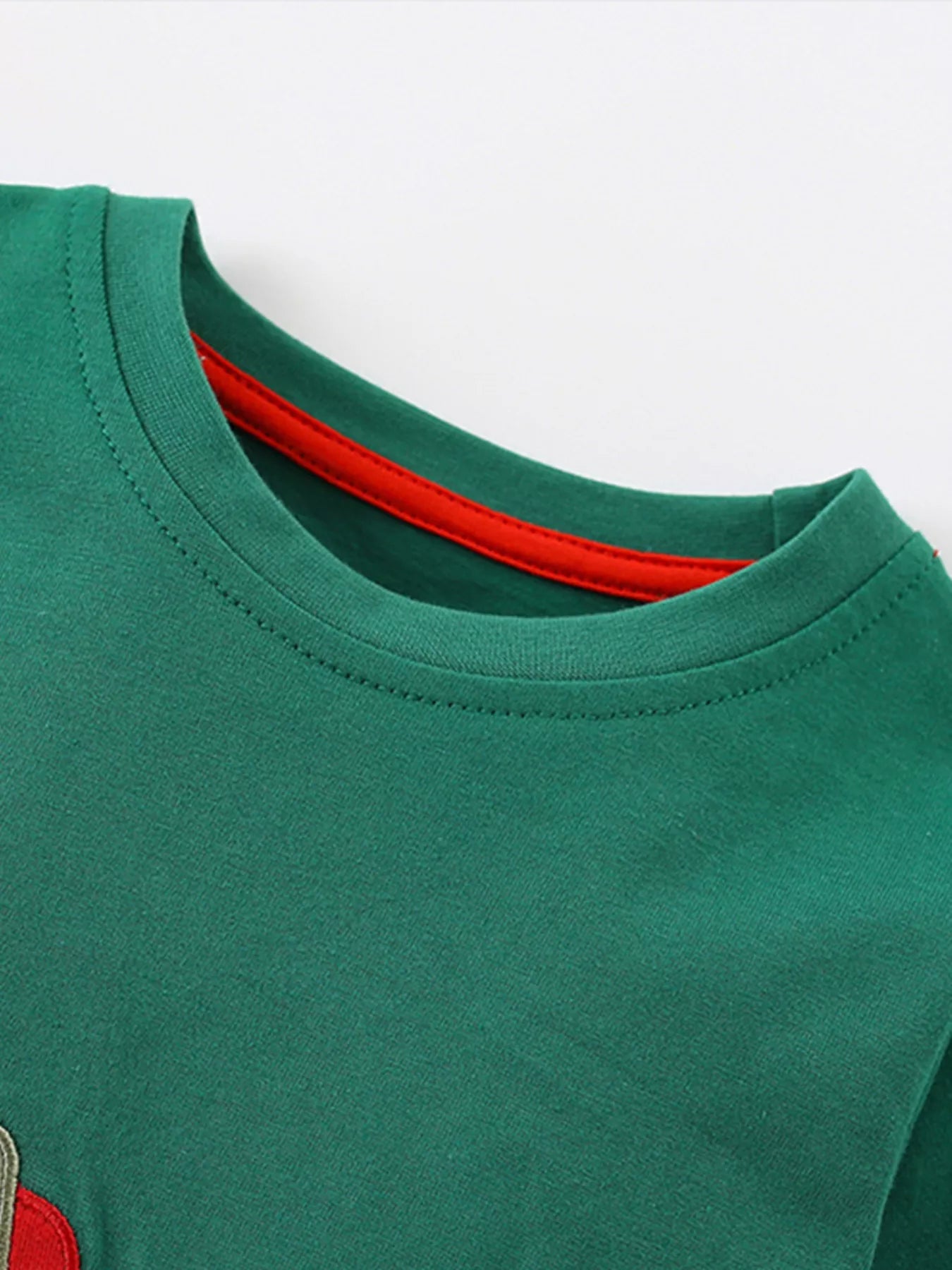 Children's Excavator Applique Long Sleeve Top and Pants Set - Tigbul's Variety Fashion Shop