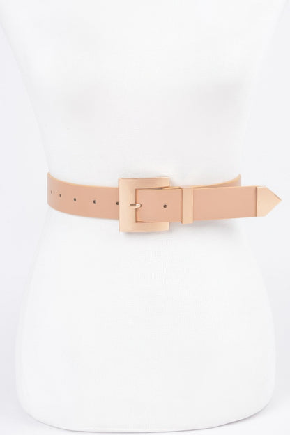 Classic Big Buckle Belt - Tigbul's Variety Fashion Shop