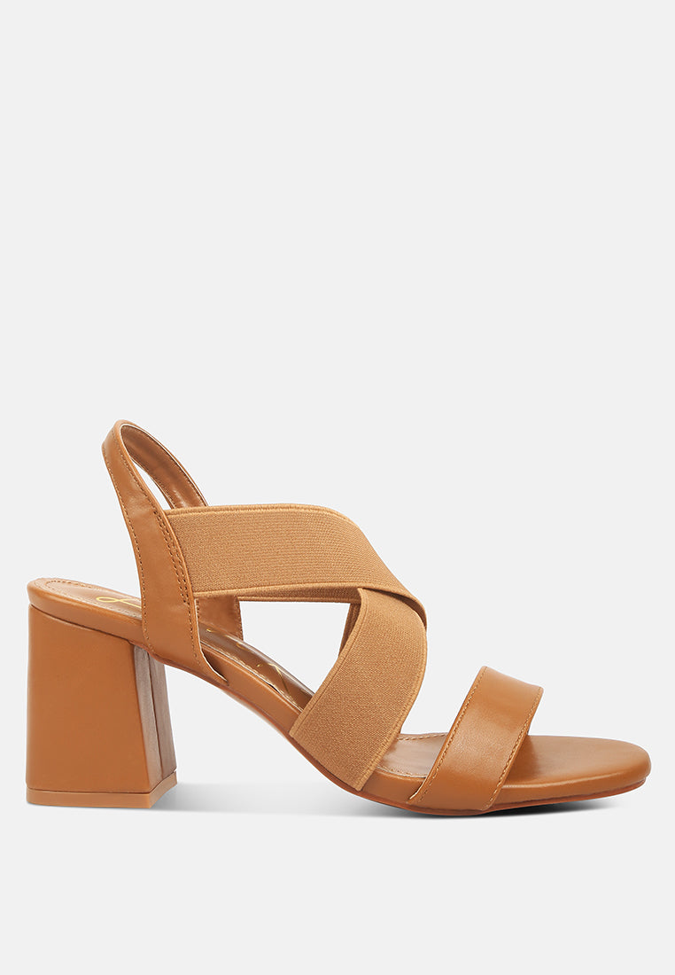 Comfortable Straps Block Heel Sandals - Tigbul's Variety Fashion Shop