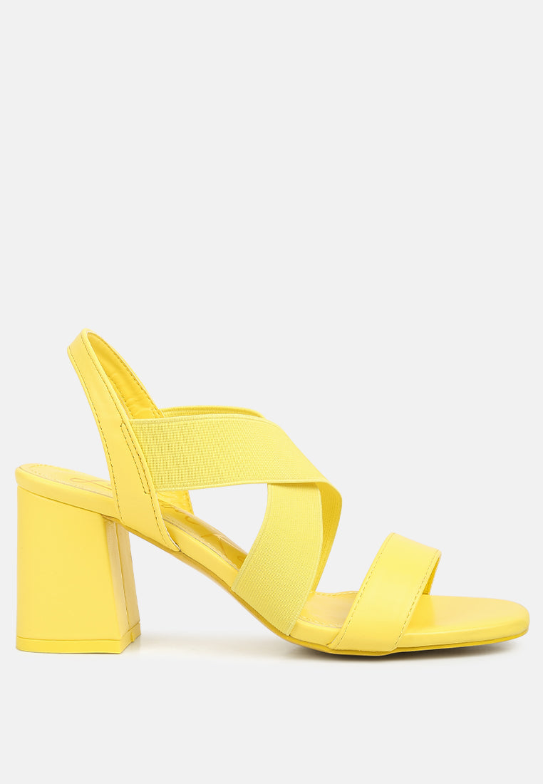 Comfortable Straps Block Heel Sandals - Tigbul's Variety Fashion Shop