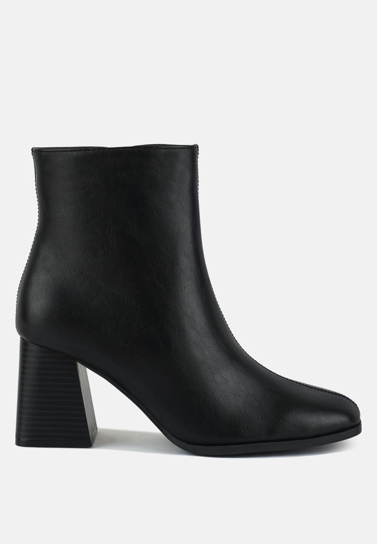 Cox Cut Out Block Heeled Chelsea Boots - Tigbul's Variety Fashion Shop