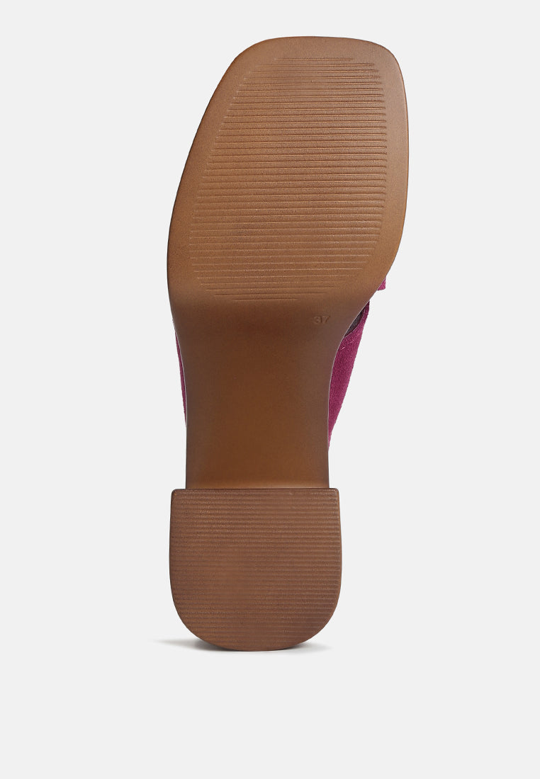 Matrix Criss Cross Strap Block Heel Sandals - Tigbul's Variety Fashion Shop