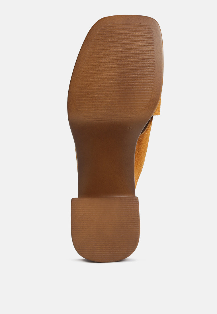 Matrix Criss Cross Strap Block Heel Sandals - Tigbul's Variety Fashion Shop