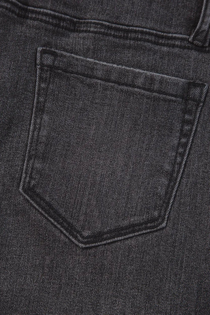 High-Waisted Wide-Leg Vintage Wash Jeans - Tigbul's Variety Fashion Shop
