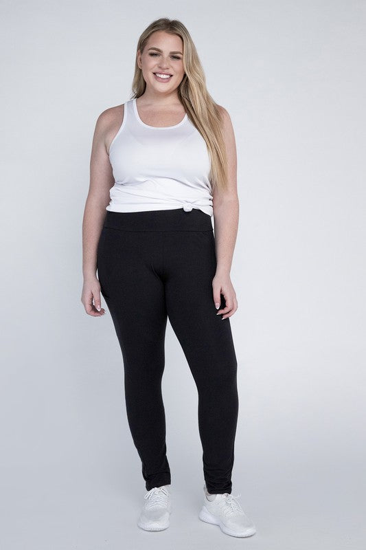 Plus Everyday Leggings with Pockets - Tigbuls Variety Fashion