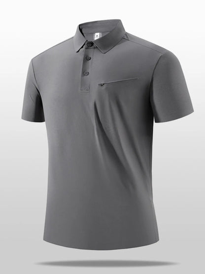 Men's Plus Size Button Detail Short Sleeve Polo - Tigbul's Variety Fashion Shop