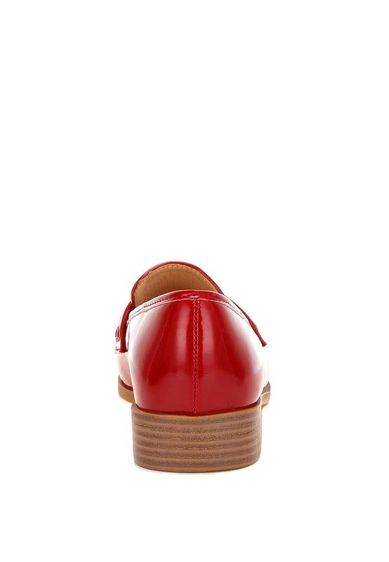 Mogul Penny Strap Detail Loafers - Tigbul's Variety Fashion Shop