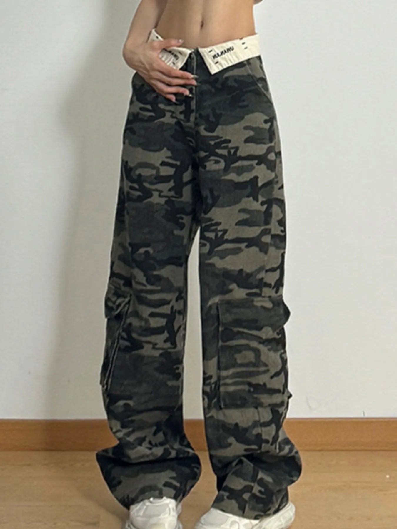 Camouflage Relaxed Fit Jeans - Tigbul's Variety Fashion Shop