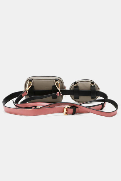 Nicole Lee USA Double Pouch Fanny Pack - Tigbuls Variety Fashion