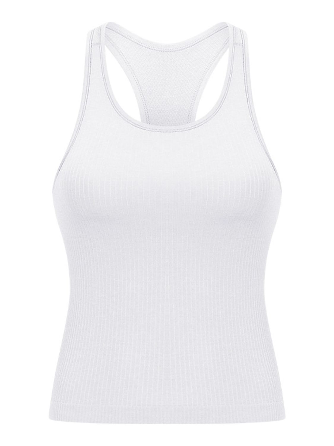 Round Neck Racerback Active Tank - Tigbul's Variety Fashion Shop