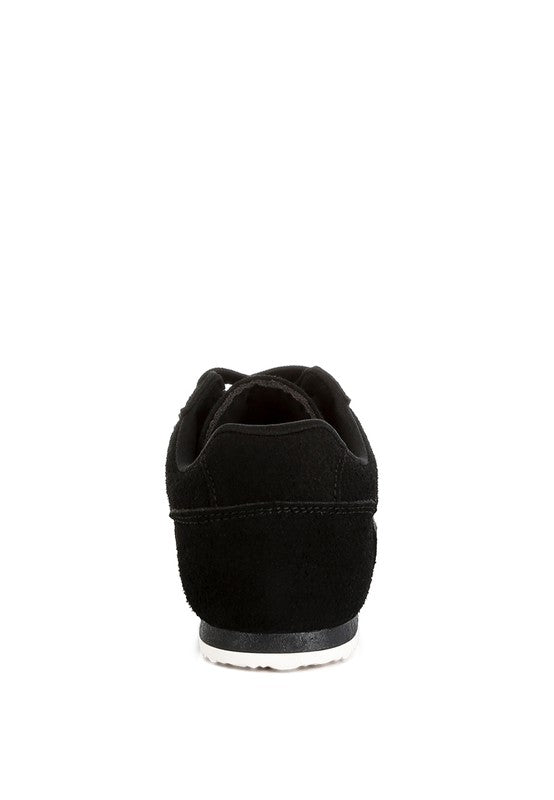 Milon Microfiber & Mesh Sneakers - Tigbul's Variety Fashion Shop