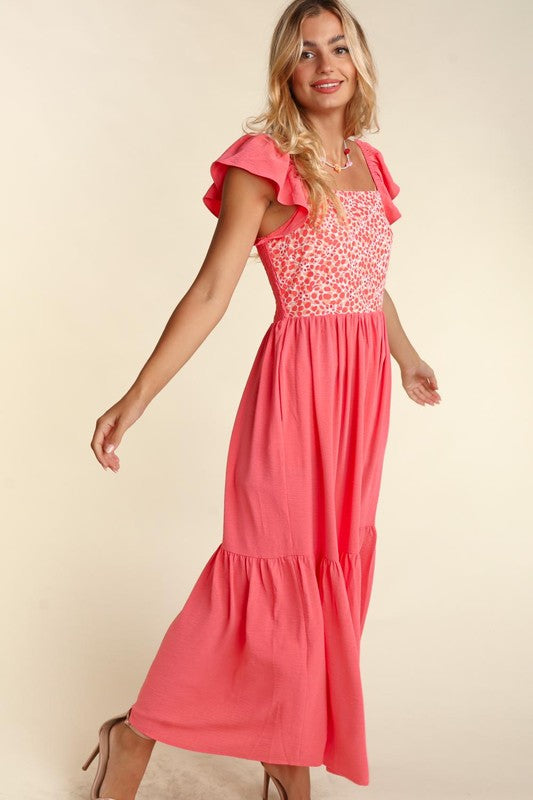 EMBROIDERY DOT WOVEN MAXI WITH SIDE POCKETS - Tigbuls Variety Fashion