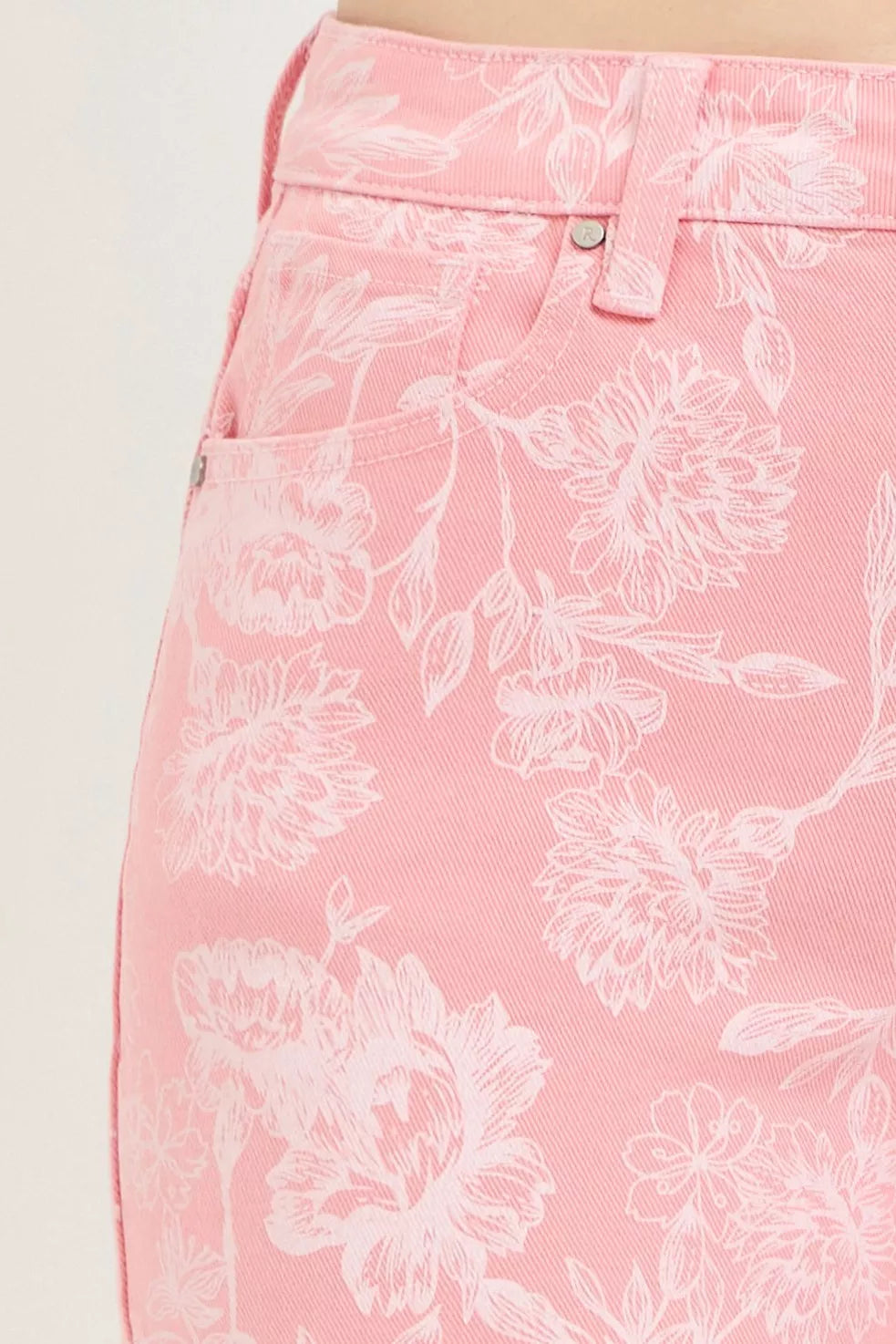 RISEN High Rise Printed Shorts - Tigbul's Variety Fashion Shop