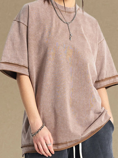 Men's Round Neck Half Sleeve T-Shirt - Tigbul's Variety Fashion Shop
