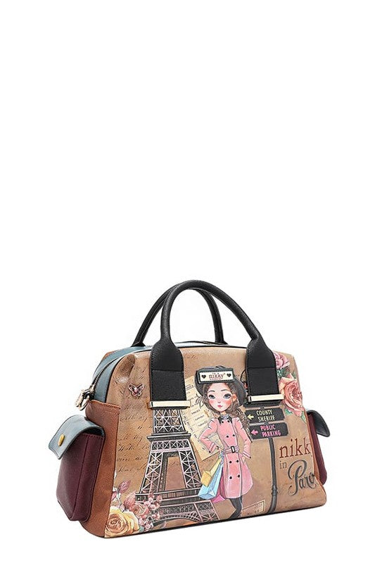 Nicole Lee USA Eco-Leather Boston Bag - Tigbul's Variety Fashion Shop
