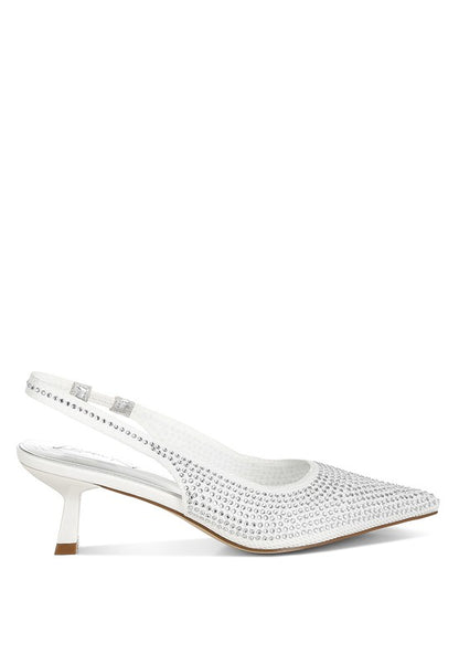 Julep Flyknit Rhinestone Slingback Sandals - Tigbul's Variety Fashion Shop