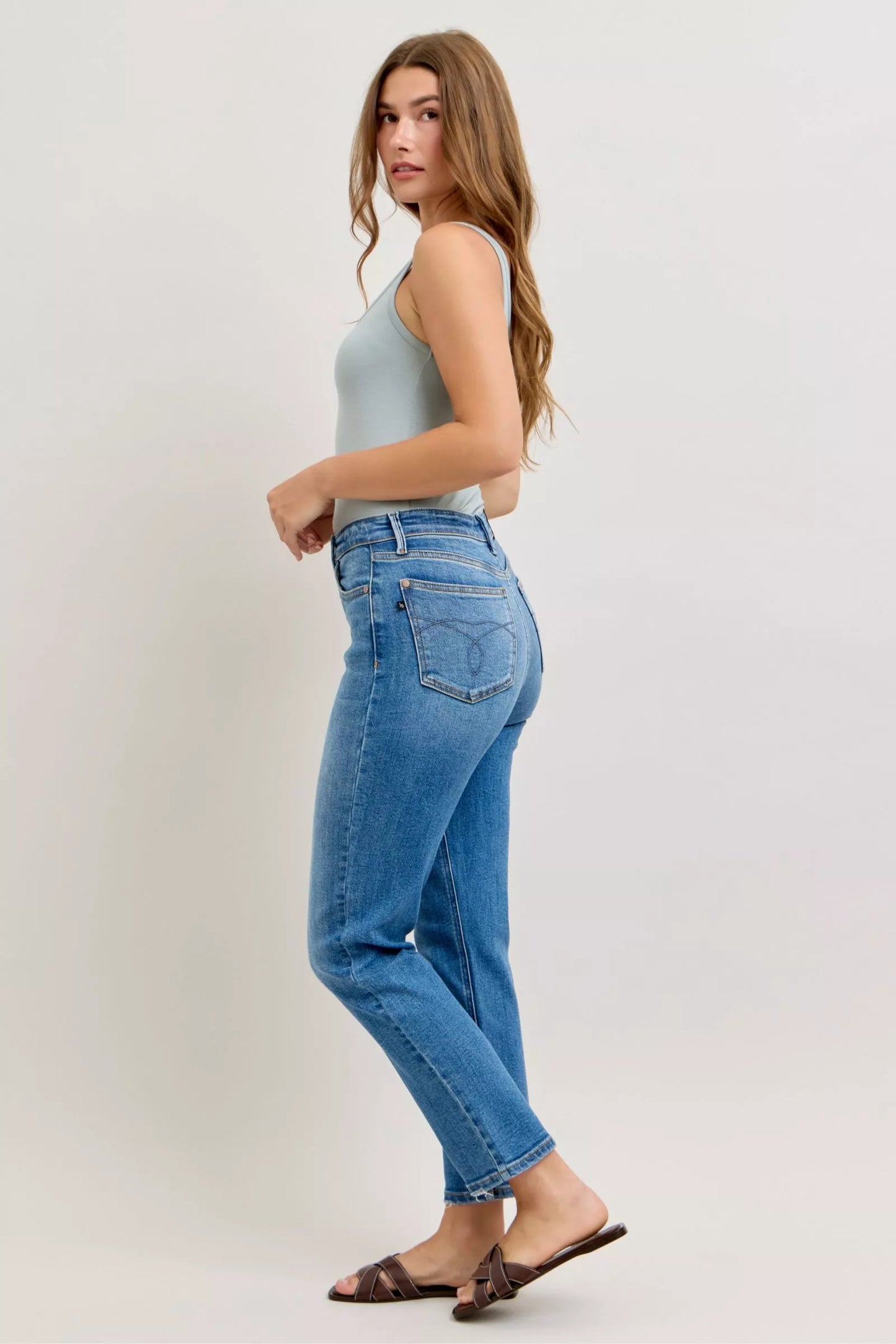 Judy Blue High-Waisted Straight-Leg  Jeans - Tigbul's Variety Fashion Shop