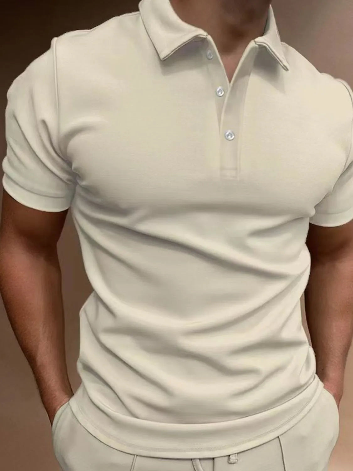 Men's Full Size Collared Neck Short Sleeve Polo Plus Size - Tigbul's Variety Fashion Shop
