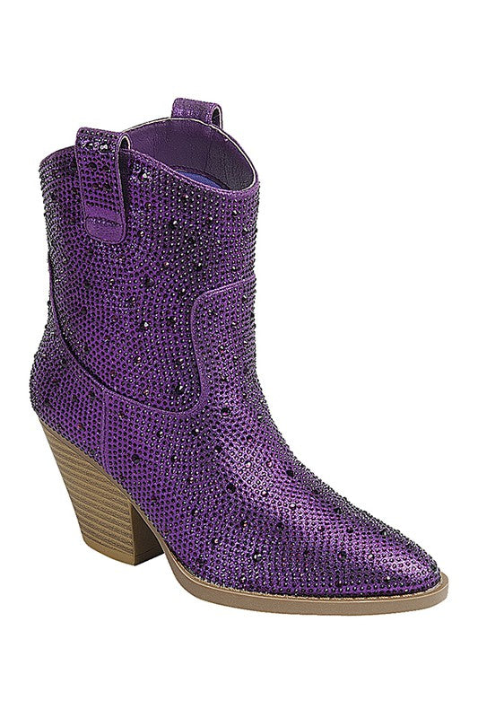 RIVER-01-RHINESTONE WESTERN BOOTS - Tigbuls Variety Fashion