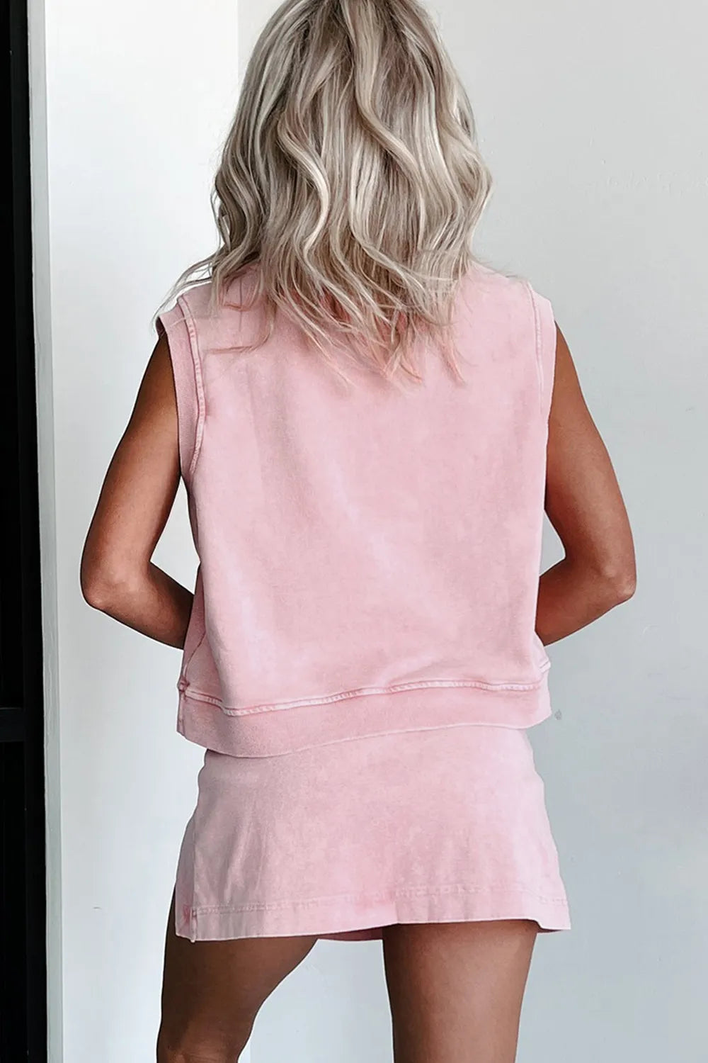USA Round Neck Tank and Shorts Set - Tigbul's Variety Fashion Shop