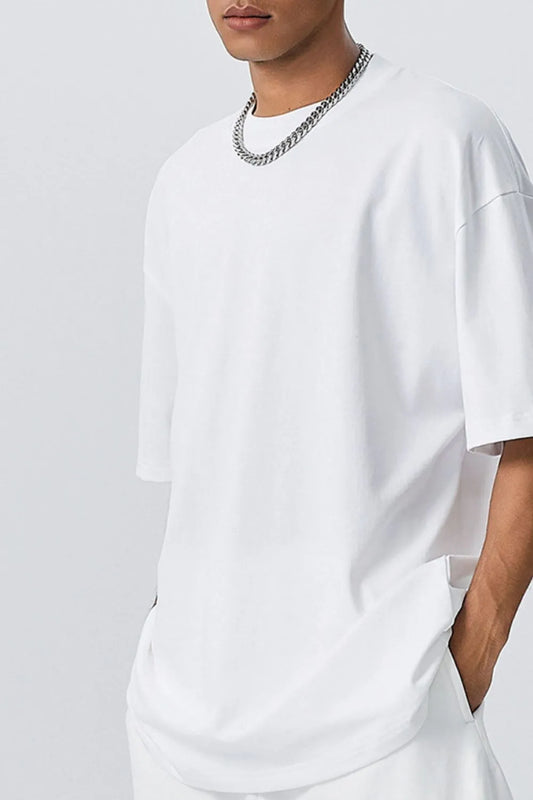 Men's Round Neck Short Sleeve T-Shirt - Tigbul's Variety Fashion Shop