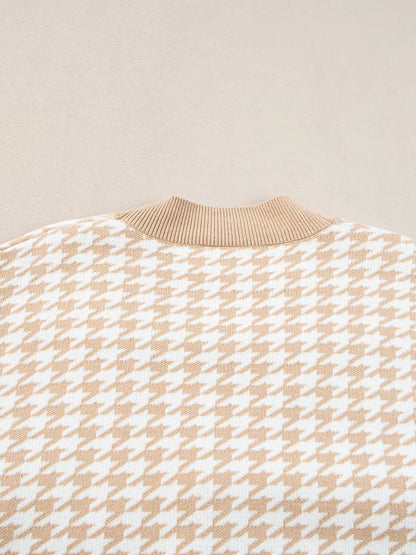 Contrast Edge Metal Button Slim Cardigan with Pockets - Tigbul's Variety Fashion Shop