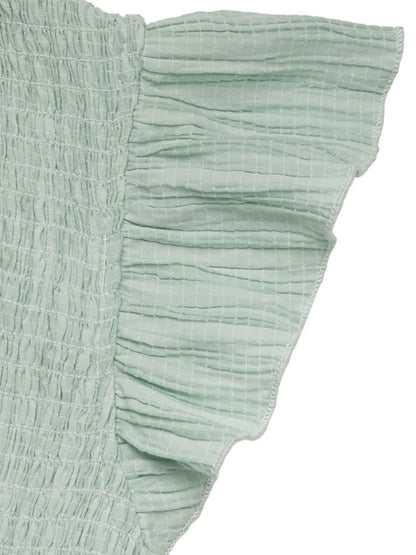 V-Neck Ruffled Cap Sleeve Dress - Tigbul's Variety Fashion Shop