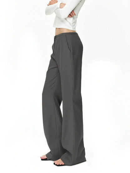 High Waist Flare Leg Trousers - Tigbul's Variety Fashion Shop