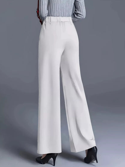 High-Waisted Wide Leg Pants - Tigbul's Variety Fashion Shop