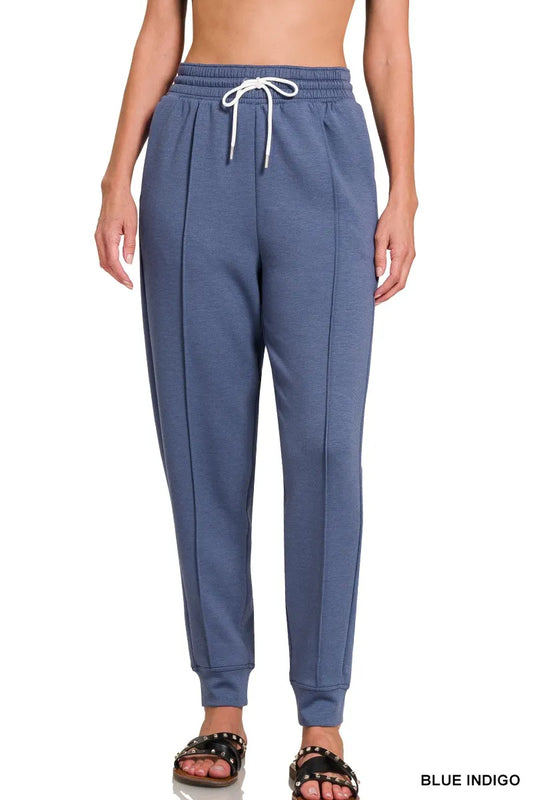 Zenana Drawstring Scuba Sweatpants with Pockets - Tigbul's Variety Fashion Shop