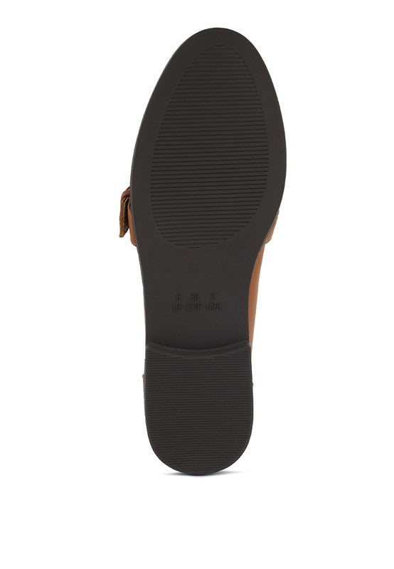 Sheboss Buckle Detail Loafers - Tigbul's Variety Fashion Shop
