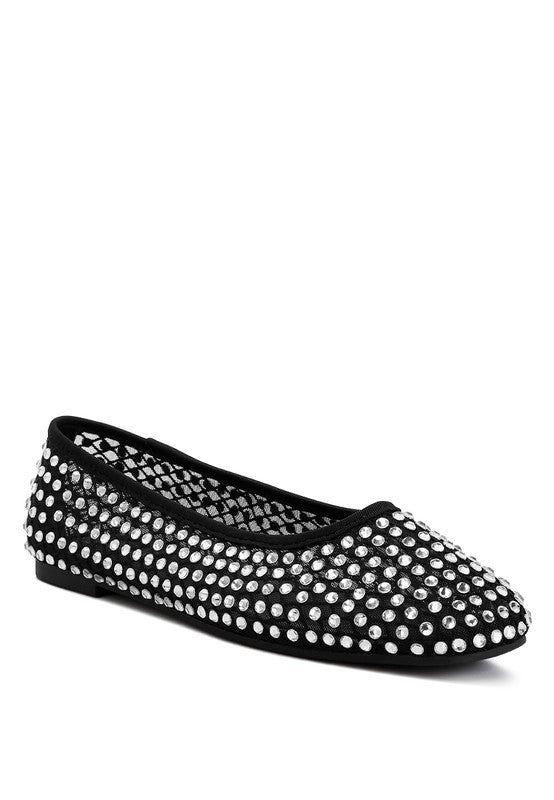 Orson Rhinestone Ballerinas - Tigbul's Variety Fashion Shop