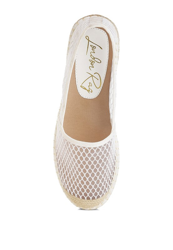 Manara Mesh Espadrille Loafers - Tigbul's Variety Fashion Shop