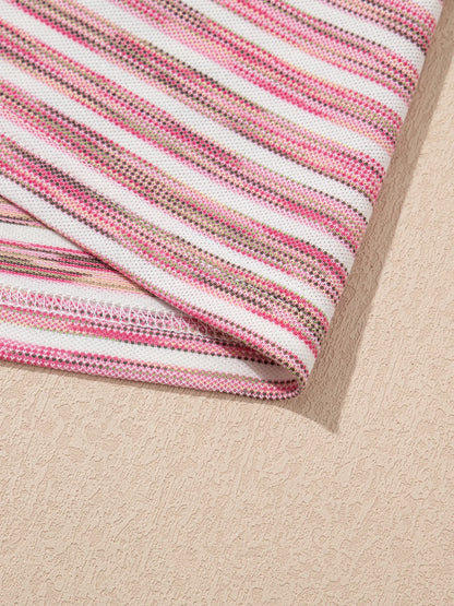 Striped Scoop Neck Tank Top - Tigbul's Variety Fashion Shop