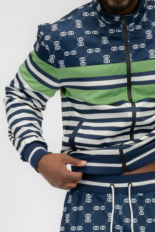 Chain Link Track Suit - Tigbul's Variety Fashion Shop