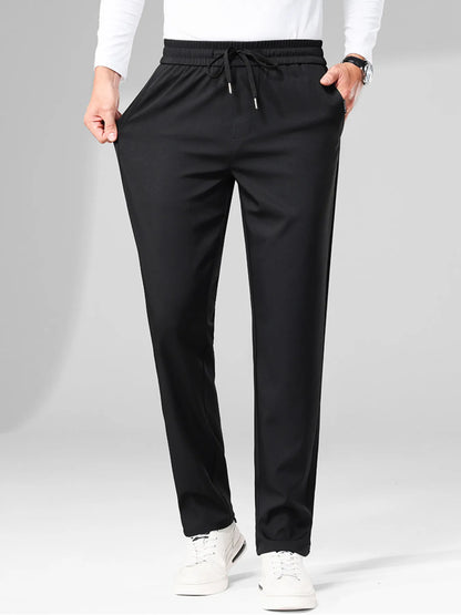 Men's Plus Size Drawstring Pants with Pockets - Tigbul's Variety Fashion Shop