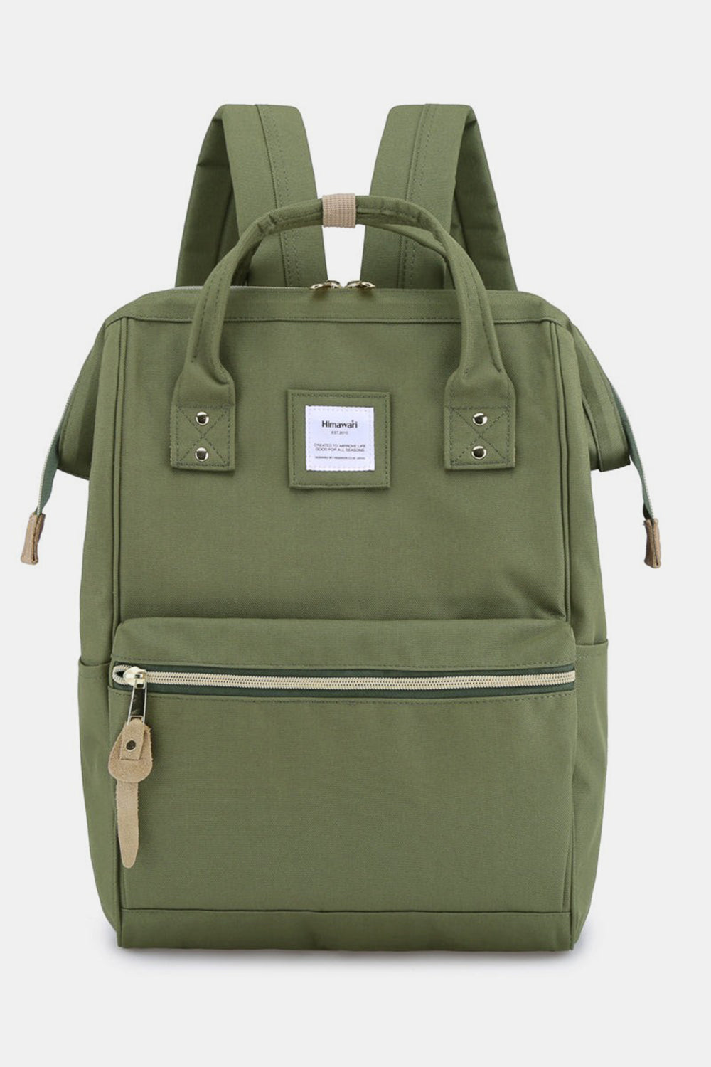 Himawari Waterproof Canvas Backpack Bag with Side Pockets - Tigbul's Variety Fashion Shop