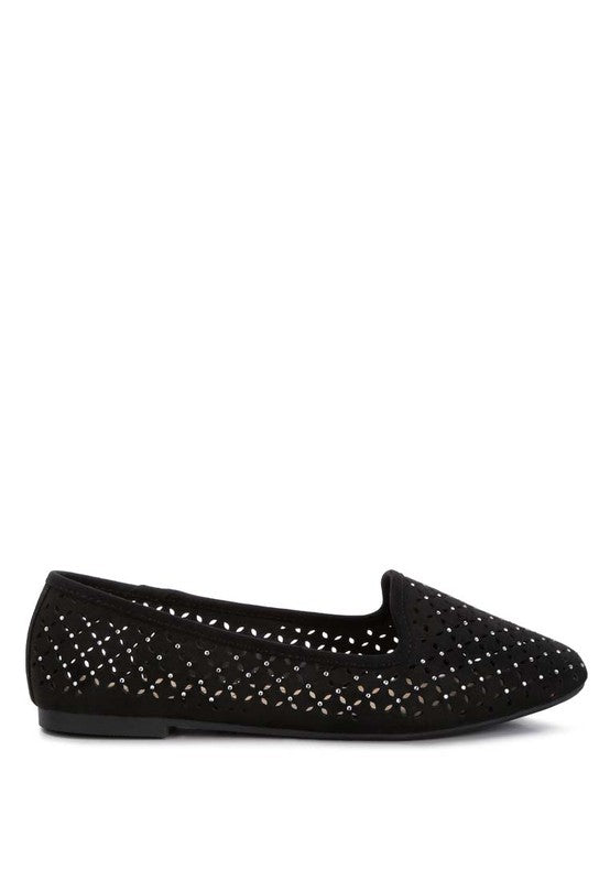 Gordon Perforated Ballerinas - Tigbuls Variety Fashion