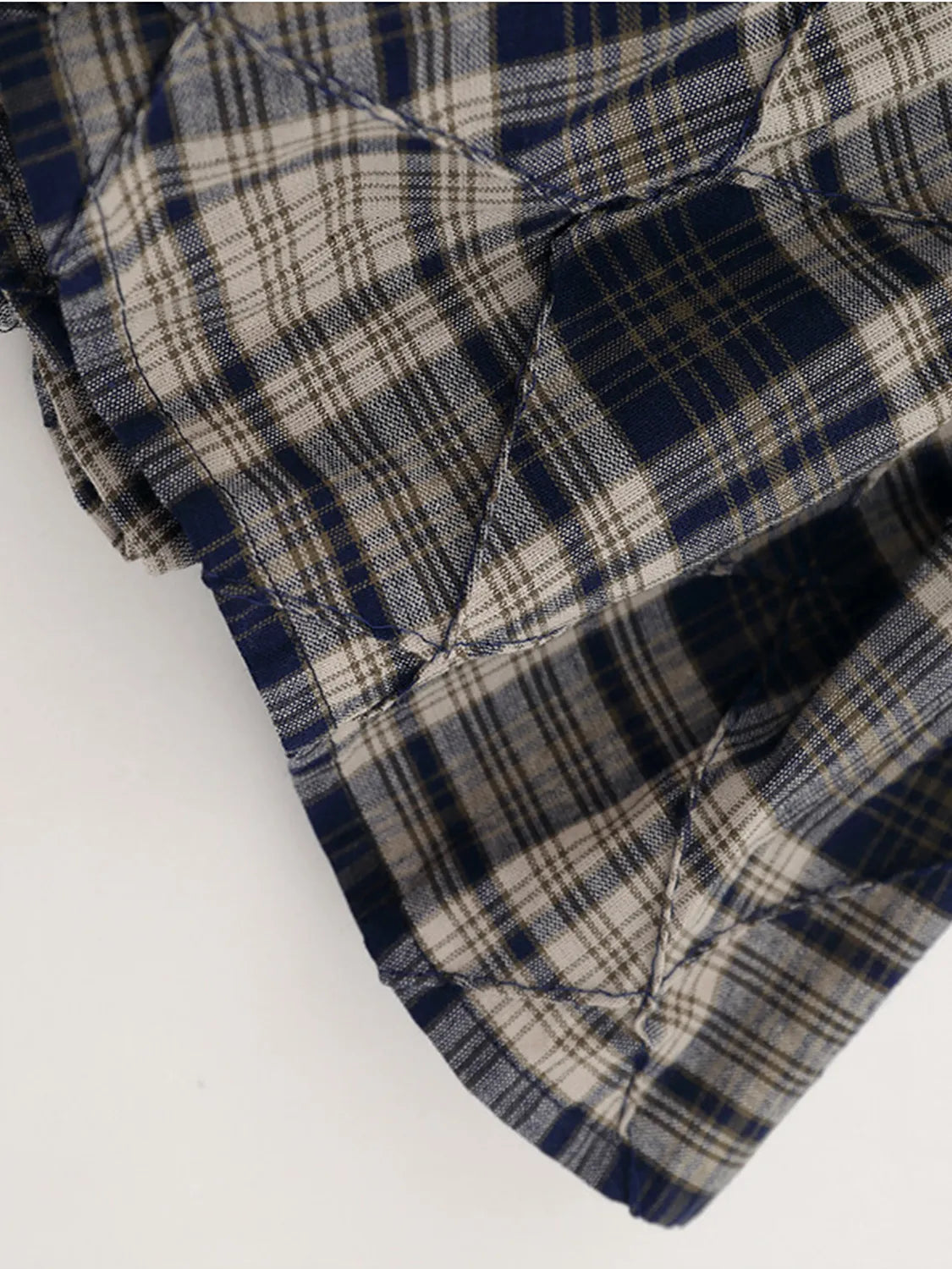 Drawstring Plaid Skort - Tigbul's Variety Fashion Shop
