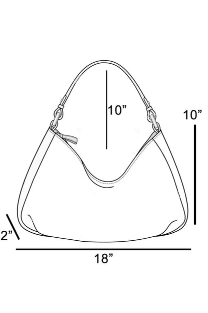 Fame Braided Handle Rectangular Straw Hand Bag - Tigbul's Variety Fashion Shop