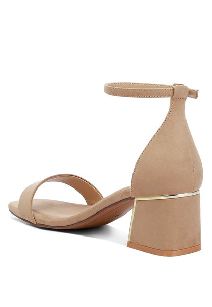 Eshe Block Heel Sandals - Tigbul's Variety Fashion Shop