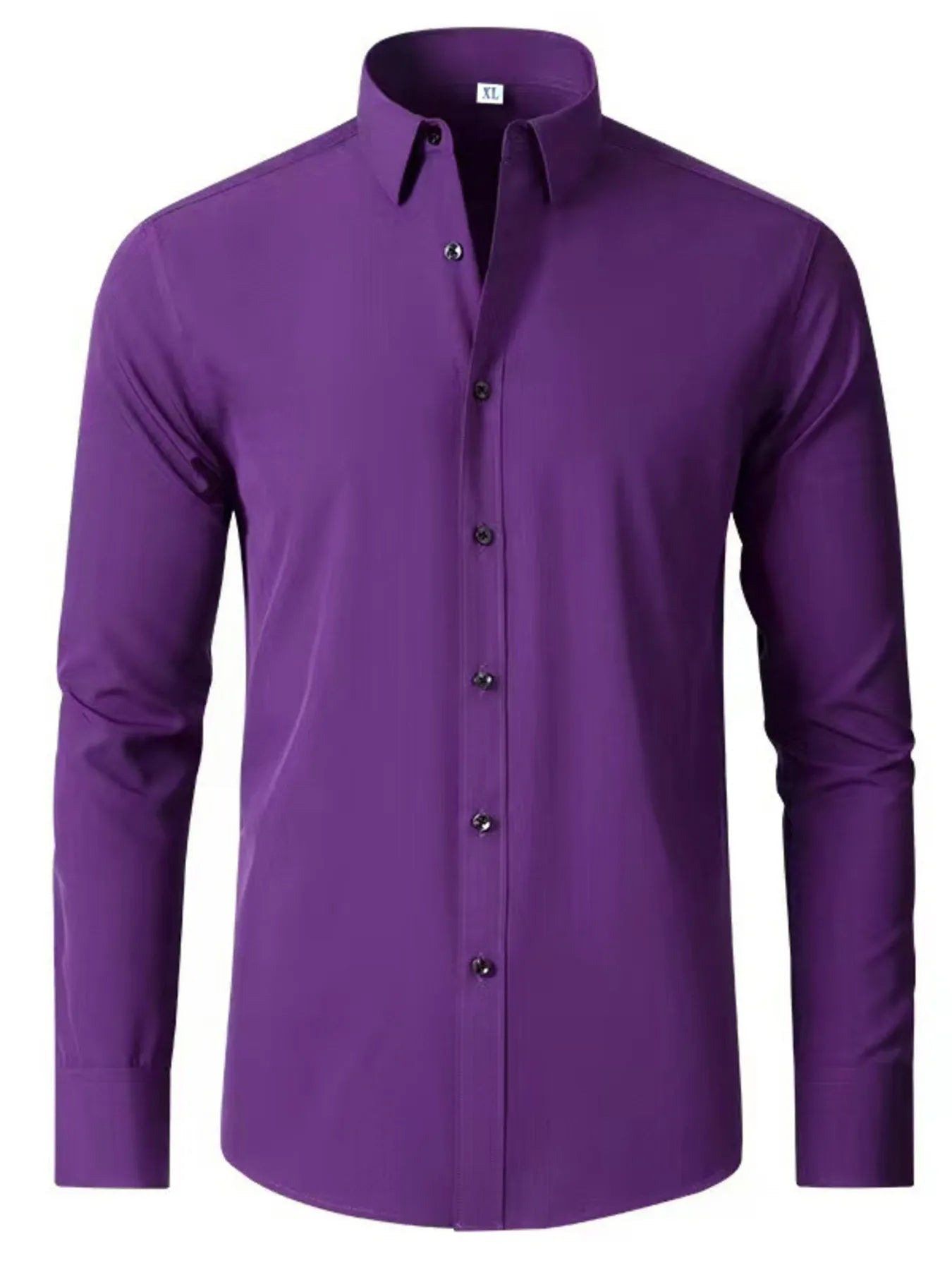 Men's Plus Size Button Up Long Sleeve Shirt - Tigbul's Variety Fashion Shop