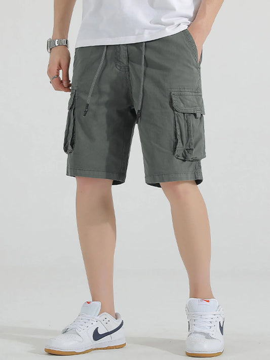 Men's Drawstring Cargo Shorts - Tigbul's Variety Fashion Shop