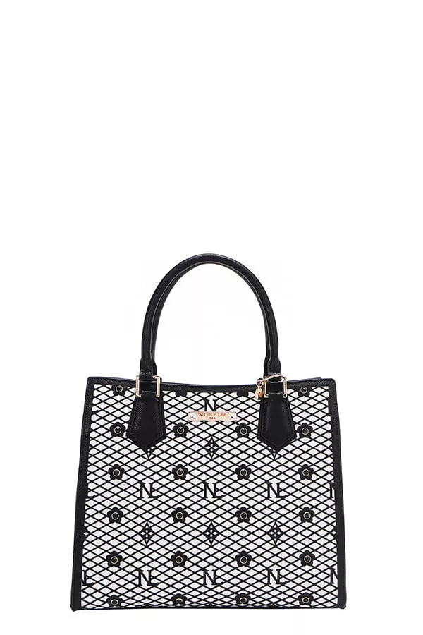 Nicole Lee USA Structured Tote Bag - Tigbul's Variety Fashion Shop